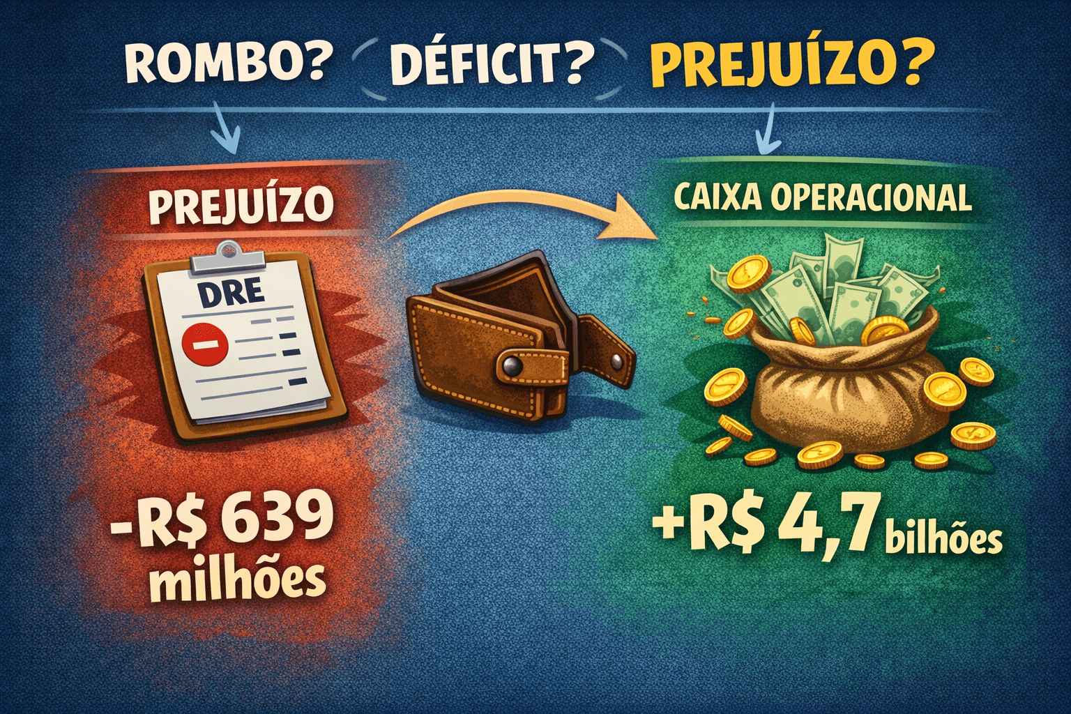 Déficit ou Prejuízo - Exemplo Carrefour